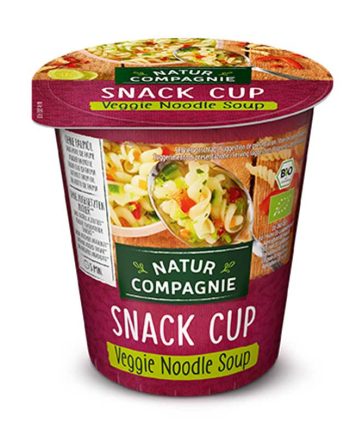 Vaso noodle verduras con espirales Bio 50g Natur Compagnie