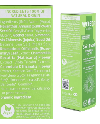 Skin Food Aceite Seco Ultraligero 100 ml Weleda