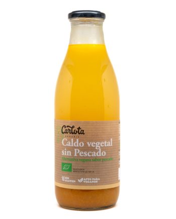 Caldo vegano sabor pescado 1 litro Carlota Organic