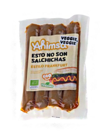 Salchichas veggie estilo Frankfurt (temperatura ambiente) (4 UND) Bio 230g AHIMSA