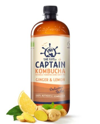 Kombucha Ginger & Lemon Bio 1L Captain Kombucha