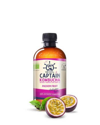 Kombucha Passion Fruit Bio 400ml Captain Kombucha
