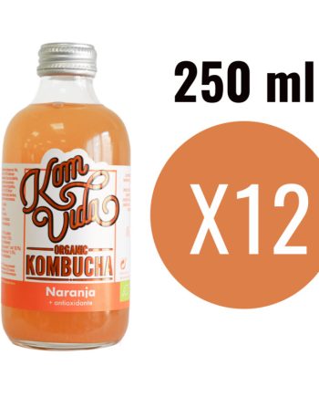 Kombucha Naranja Bio 12x250ml Komvida