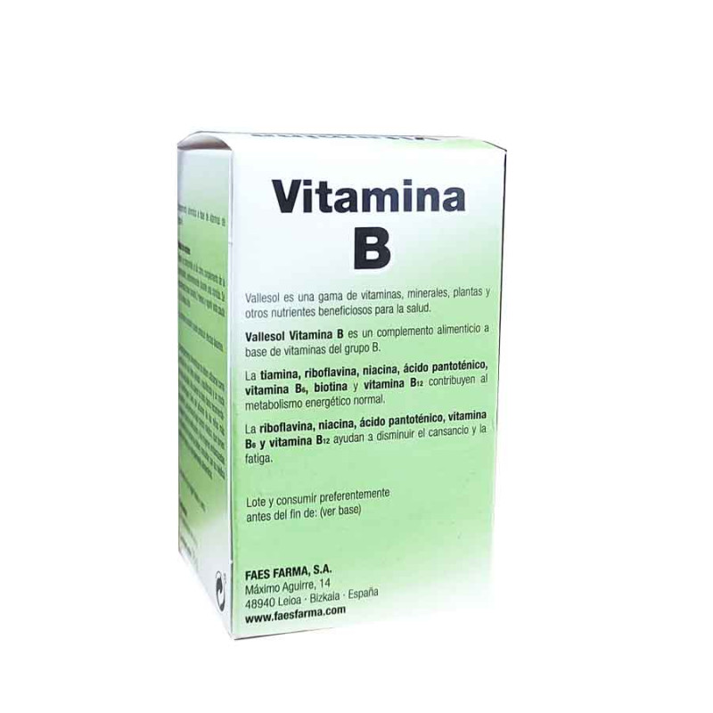 Vitamina B complex 30 comprimidos Vallesol