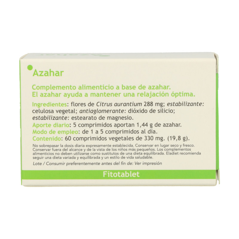 Azahar 60 comprimidos Eladiet