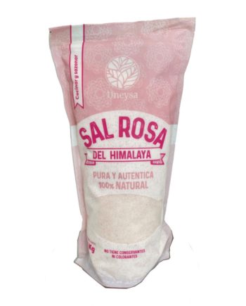 Sal rosa del Himalaya fina 1kg Uneysa