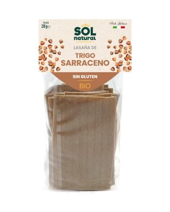 Lasaña de Trigo sarraceno S/G Bio 250g Sol Natural