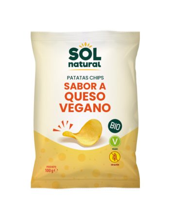 Patatas fritas sabor queso Vegano Bio 100g Sol Natural