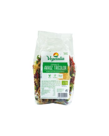 Espirales de Arroz Tricolor Bio 250g Vegetalia