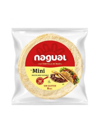 Tortilla de maiz especial Mini Tacos sin gluten 110g Nagual