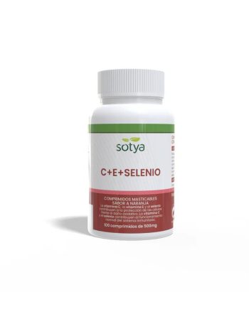 Antioxidante vitamina C,E + selenio 500mg 100 comprimidos Sotya