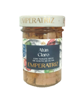 Atun claro MSC con tomate seco en aceite oliva 212ml Emperatriz