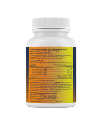 Omega 7 Aceite de Espino Amarillo Omegia 60 perlas Soria Natural