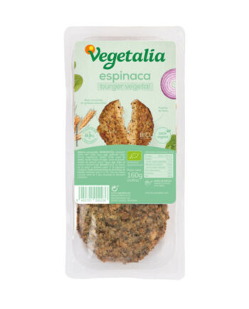 Vegeburguer de tofu y espinacas bio 160g Vegetalia