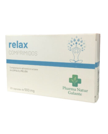 Relax lupulo y melisa 500mg 20 comprimidos Pharma Natur Galante