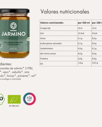 Caldo de Pescado BIO 350ml Jarmino
