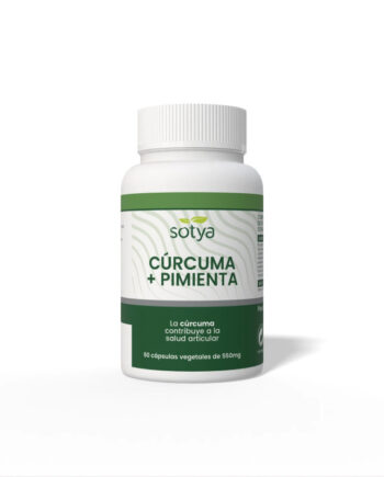 Curcuma + Pimienta 550mg 60 capsulas Sotya