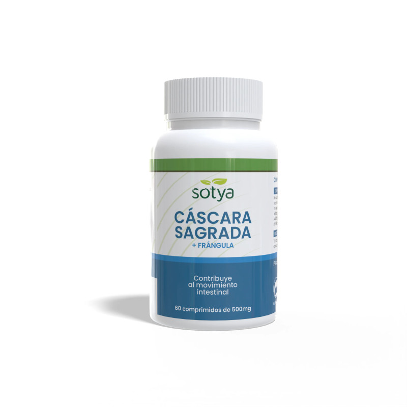Cascara sagrada+Frangula 500mg 60 comprimidos Sotya