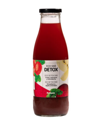 Zumo Eco Sab Detox (Fresa,Manzana,Remolacha) Bio 6x750ml Delizum