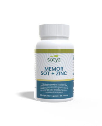 MemorSot&Zinc 750mg 60 capsulas Sotya