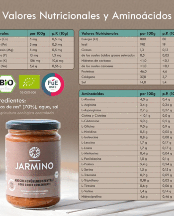 Concentrado de Caldo de Ternera Bio 220ml Jarmino