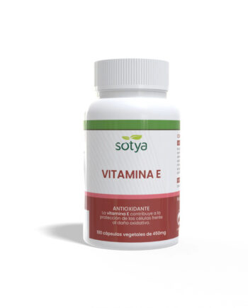 Vitamina E natural 500mg 100 capsulas Sotya