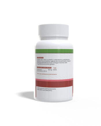 Vitamina E High Potency 500mg 100 capsulas Sotya