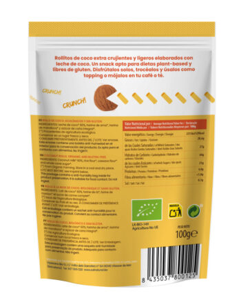 Rolls de Coco crujientes Bio 100g Sol Natural