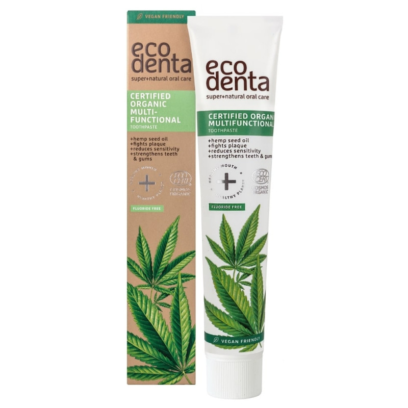 Pasta dental Multifuncion con aceite cañamo Bio 75ml EcoDenta