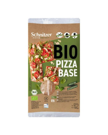 Base pizza sin gluten Bio 140g Schnitzer