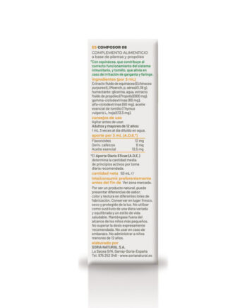 Composor 08 Echina Complex S.XXI 50ml Soria Natural