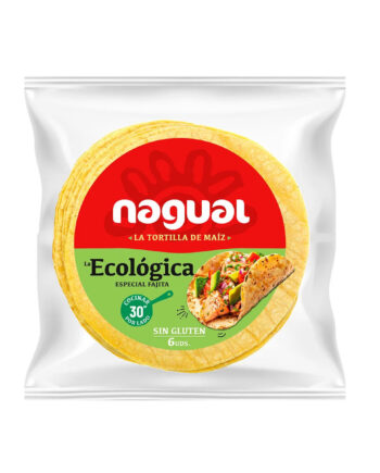 Tortilla maiz especial Fajita s/g 6 unidades Bio 150g Nagual