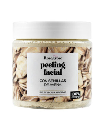 Peeling facial Salvado de avena Natural 200ml Rose&Rose