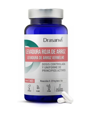 Levadura roja arroz 2.9mg monacolina bote 30 caps nutrabasicos Drasanvi