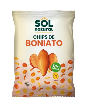 Chips de Boniato Bio sin gluten 75g Sol Natural