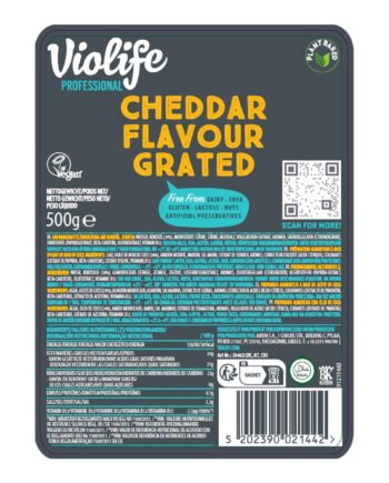 Rallado vegano CHEDDAR 500g Violife
