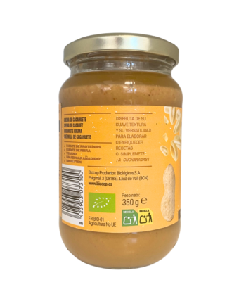 Crema de cacahuete Bio 350g Biocop