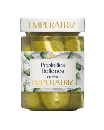 Pepinillos rellenos de Atun 460ml Emperatriz