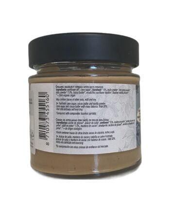 Crema blanca avellanas con menos azucar Bio 200g La Vida Vegan