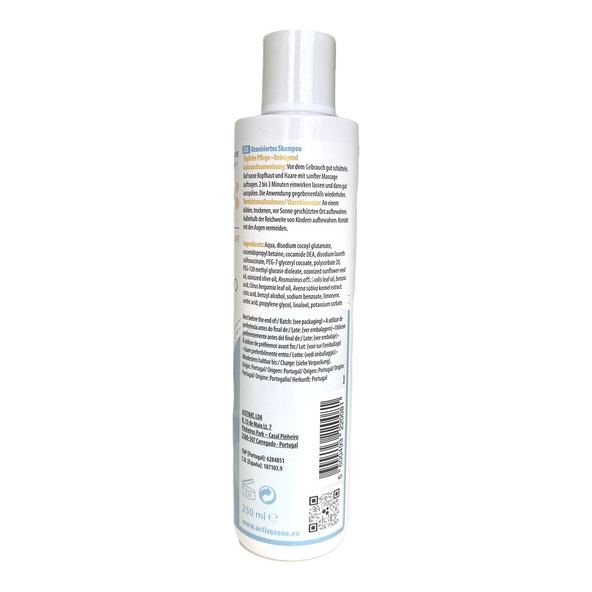 Champu de ozono 250ml Activozone