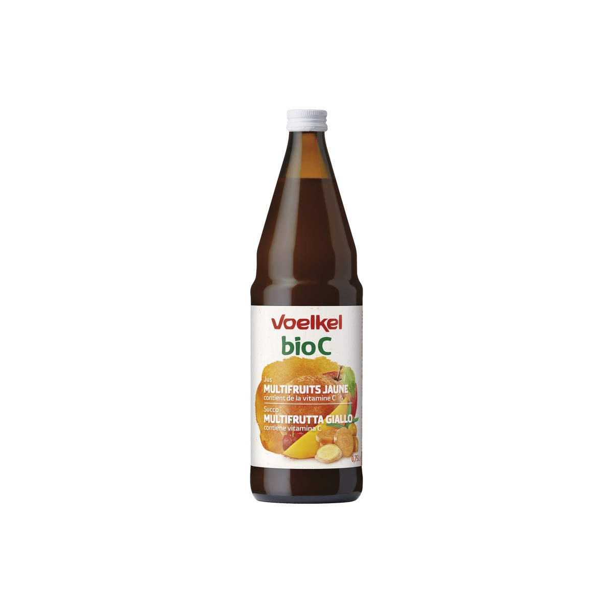 BioC Zumo multifruta naranja con vitamina C Bio 750ml Voelkel