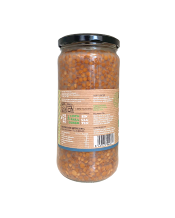Lentejas cocidas Bio 720g Carlota Organic