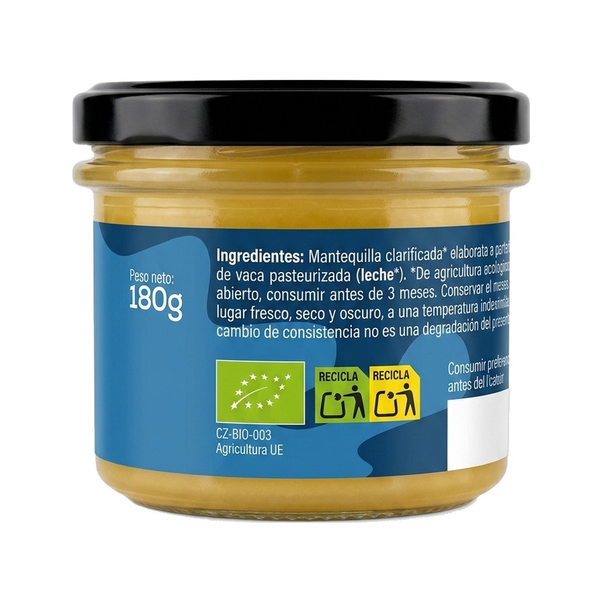 Ghee mantequilla clarificada bio 180g Vegetalia