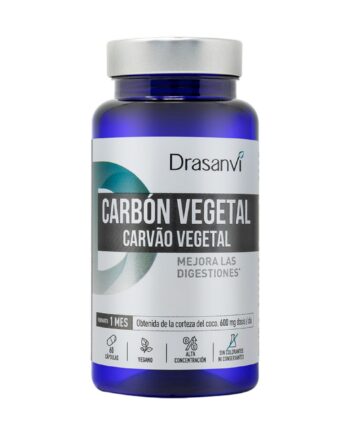 Carbon vegetal 60 capsulas Drasanvi