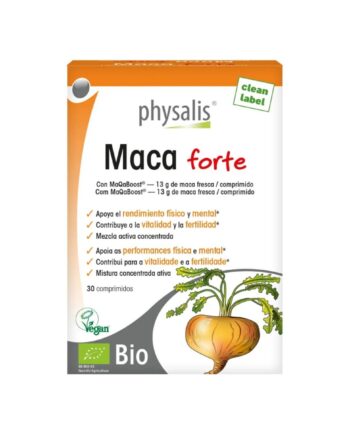Maca forte Vegan Bio 30 comprimidos Physalis