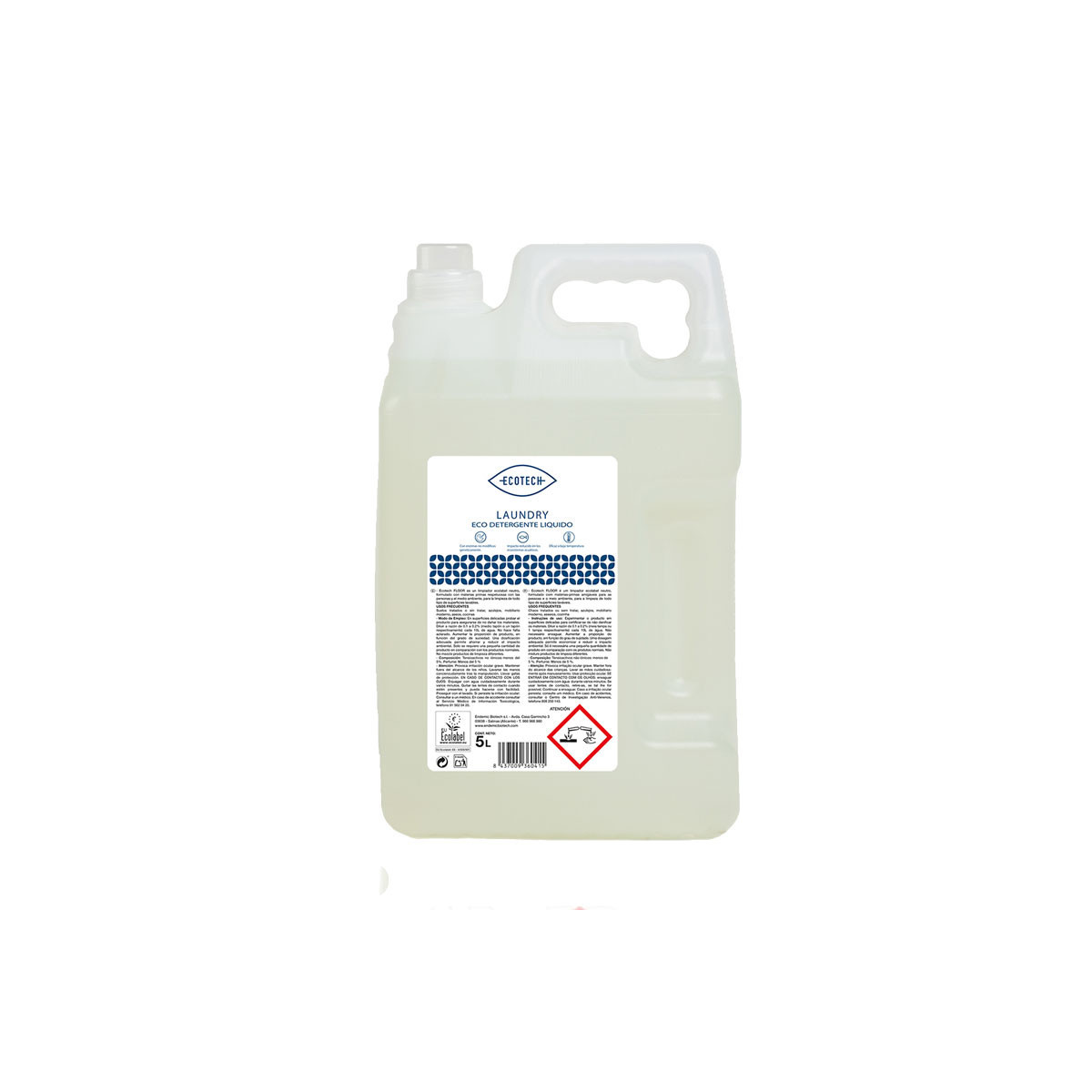 Detergente liquido Laundry Eco 5L Ecotech