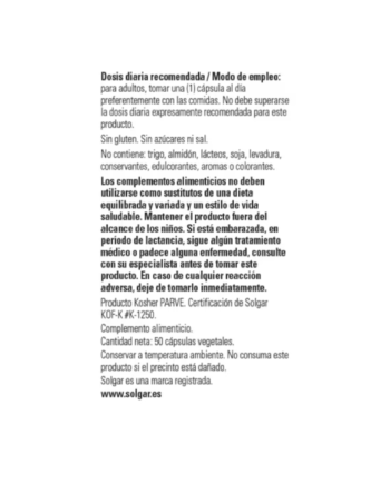Acido alfa-lipoico 200mg 50 vcaps Solgar