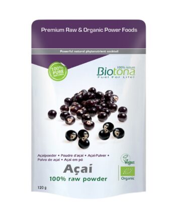 Acai raw powder Vegan Bio 120g Biotona