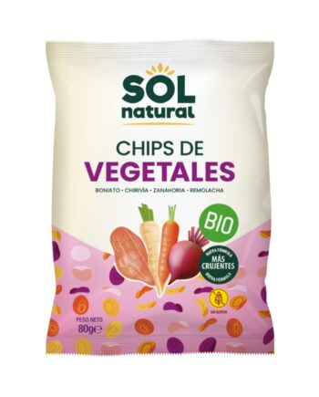 Chips de vegetales Bio 80g Sol Natural