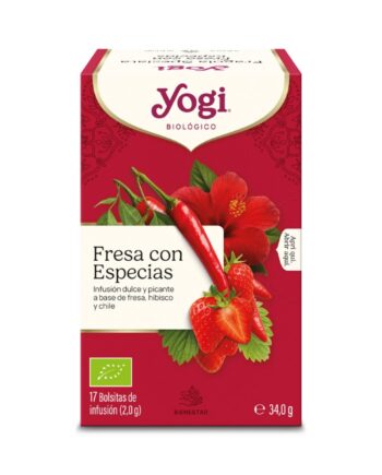Yogi tea Fresas con Especias 17 filtros Bio